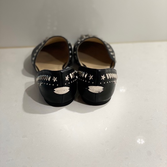 Like NEW Jimmy Choo leather flats with grommets 8 - Picture 4 of 10